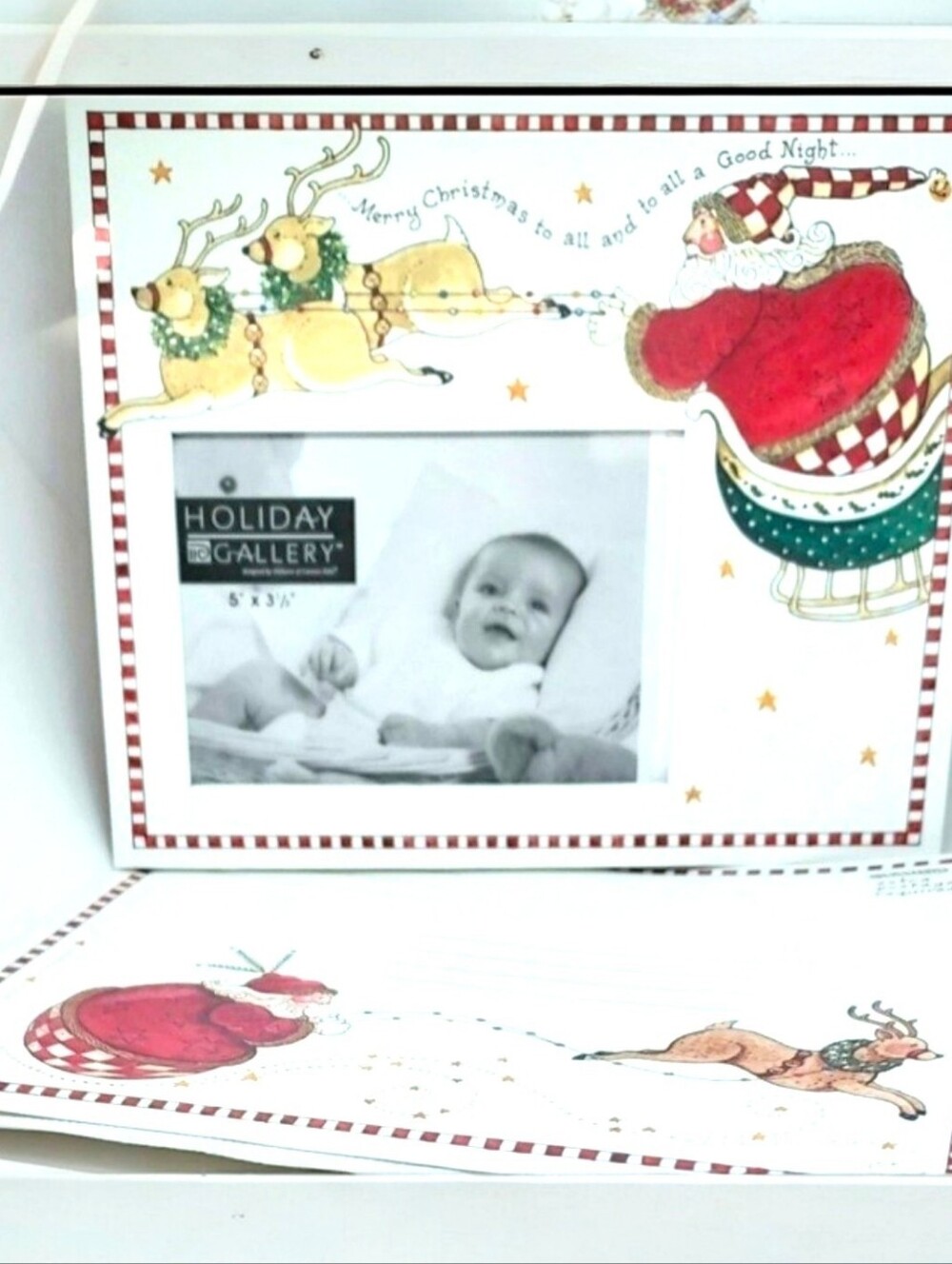 Christmas Photo Frame Greeting Card - NWOT